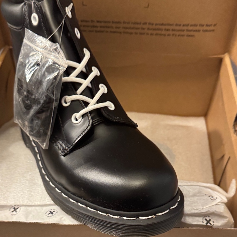 Dr. Martens Black Leather Boots
